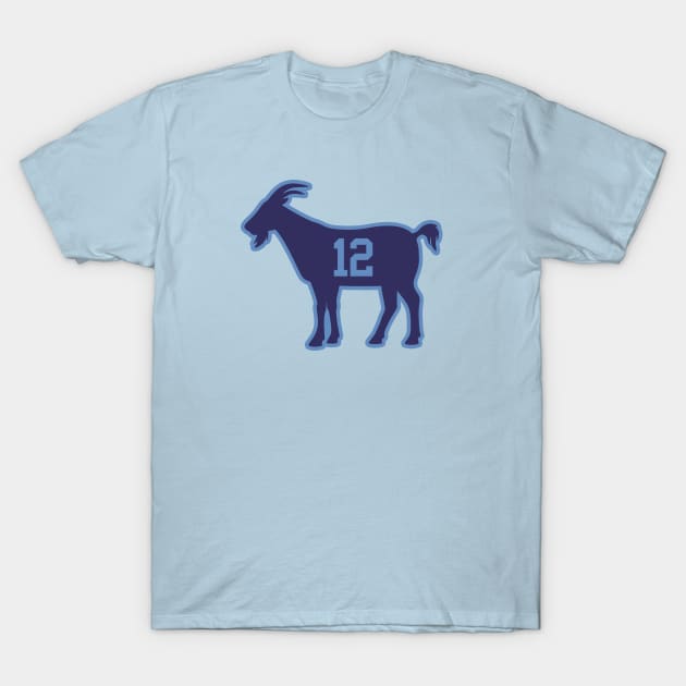 MEM GOAT - 12 - Light Blue T-Shirt by KFig21